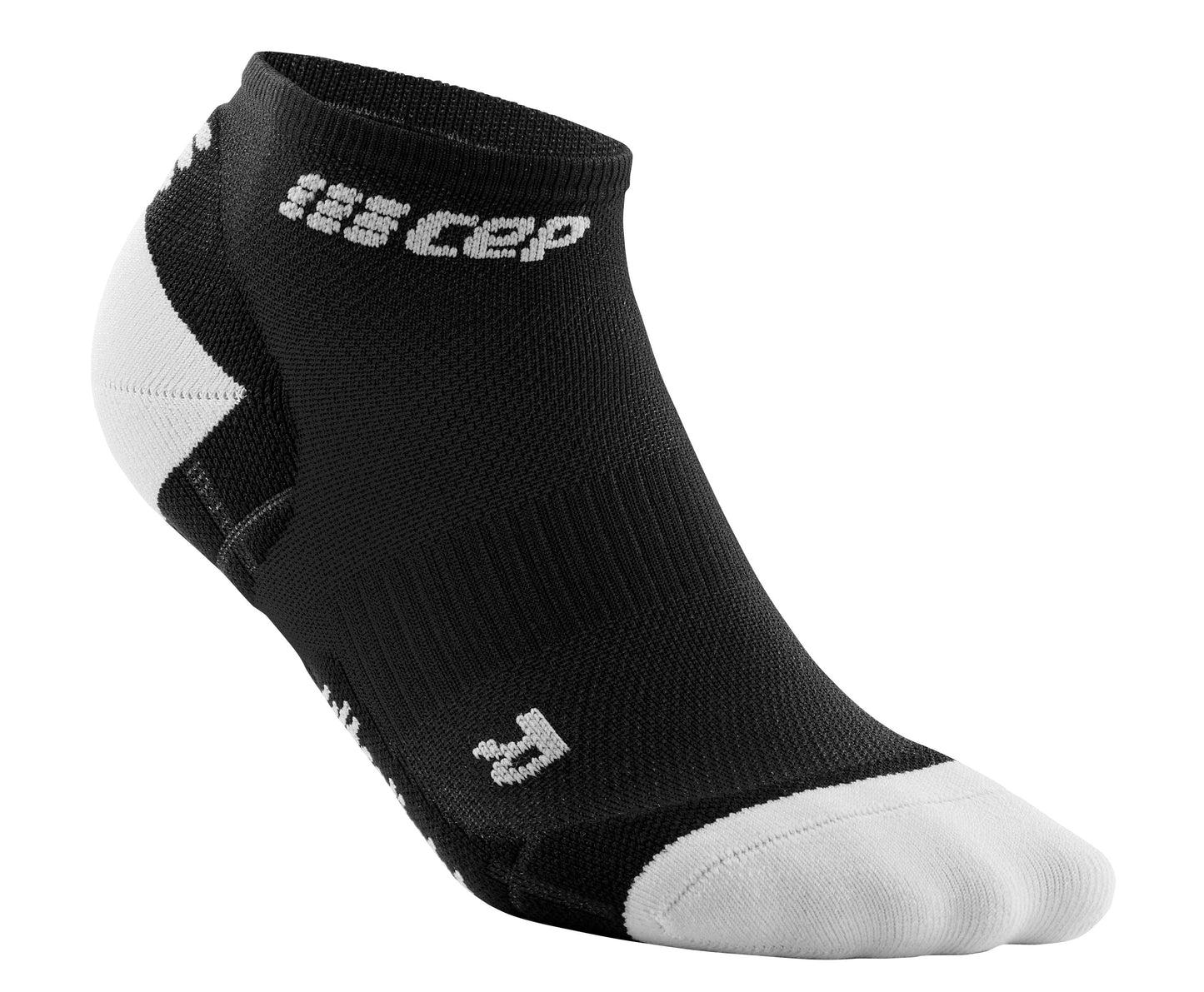 CEP Ultralight  Low Cut Compression Sock Women's - Black/Light Gray