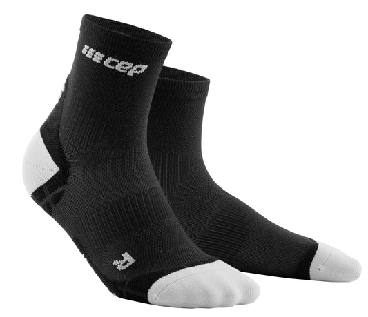 CEP Ultralight  Short Compression Sock Men's - Black / Light Gray