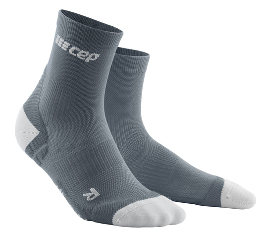 CEP Ultralight  Short Compression Sock Men's - Gray / Light Gray