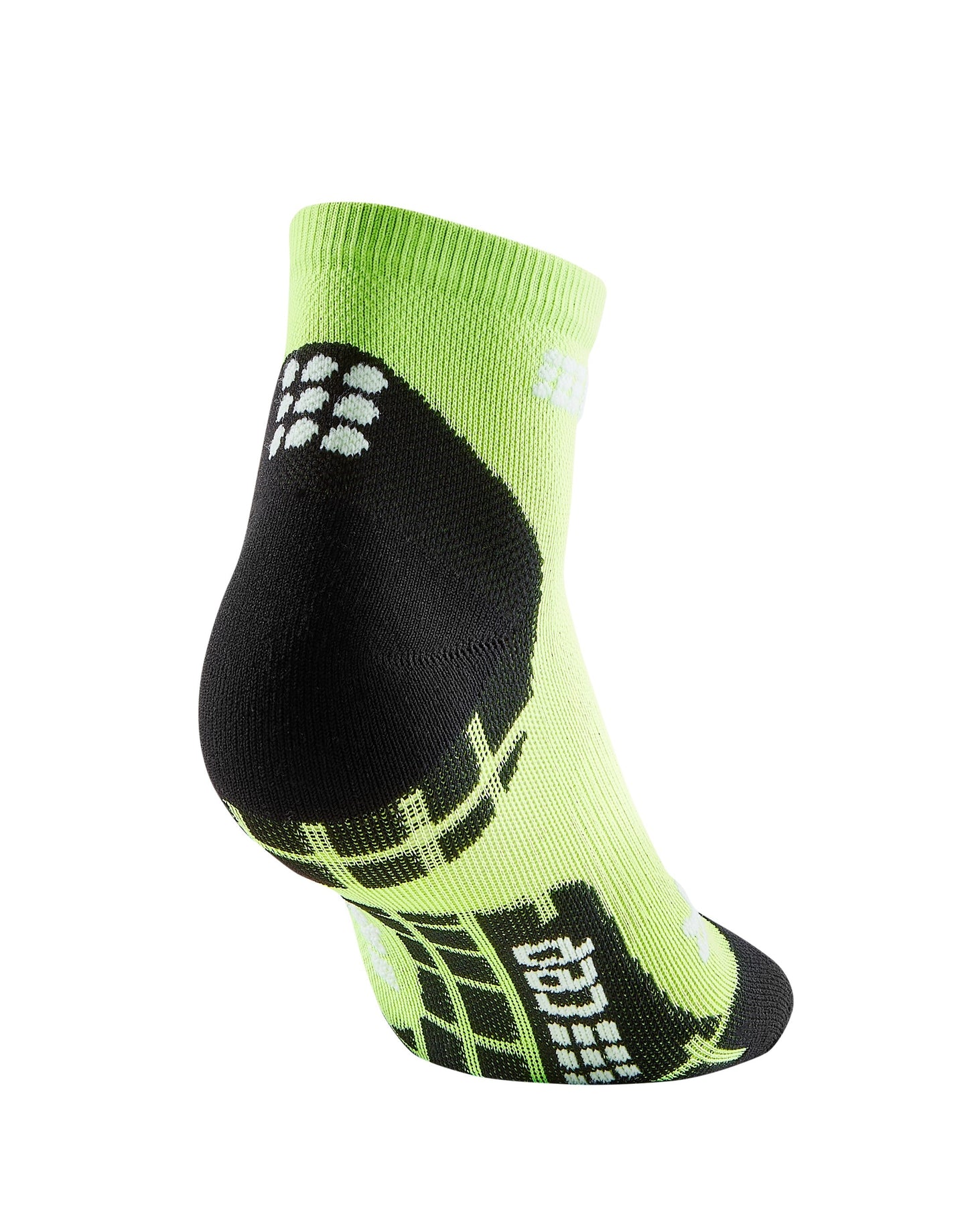 CEP Ultralight  Low Cut Compression Sock Men's - Flash Green / Black