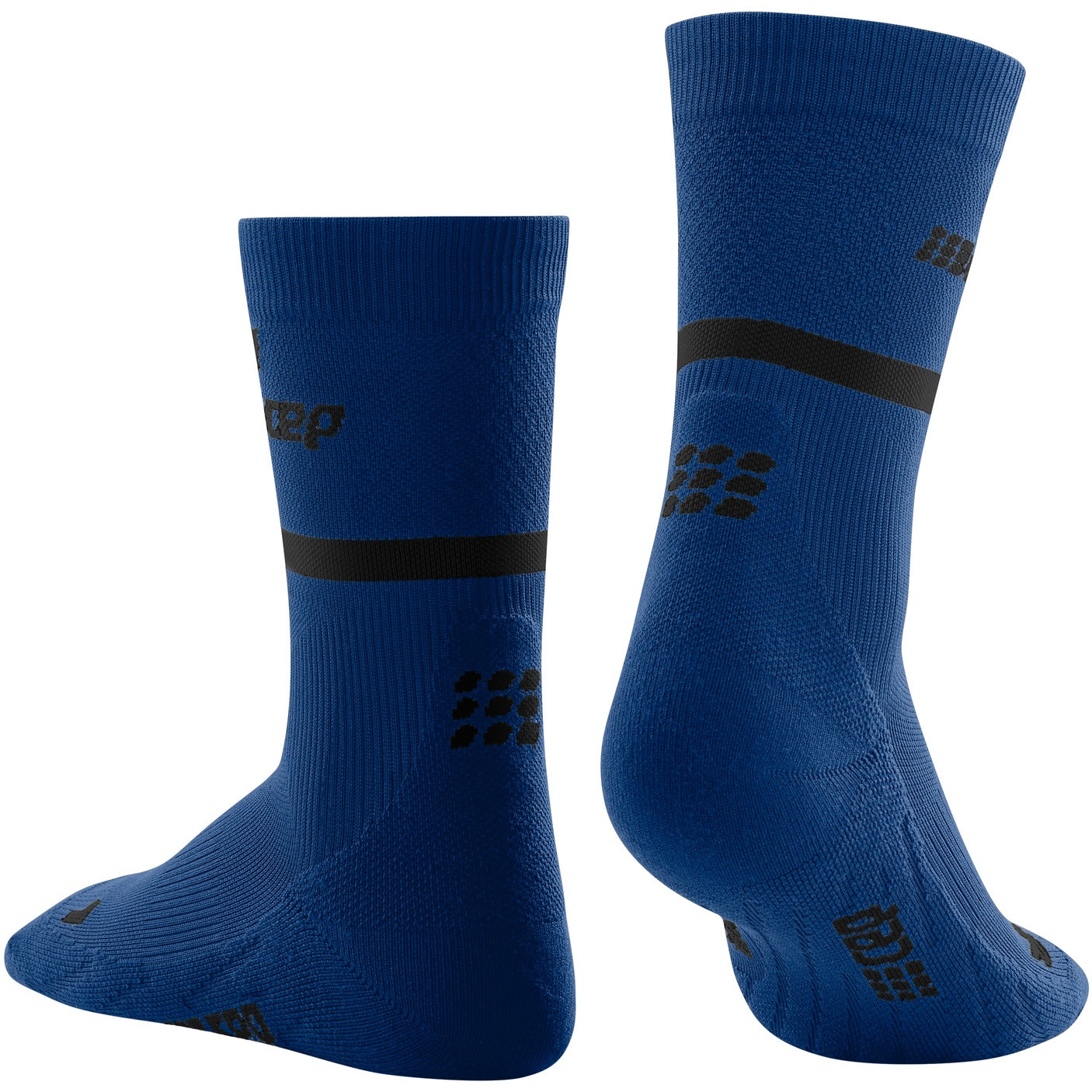 CEP Run Compression Socks Men's Mid Cut -  Blue