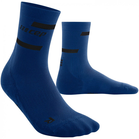 CEP Run Compression Socks Men's Mid Cut -  Blue