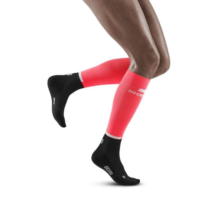 CEP Run Compression Socks Tall Women's - Pink / Black