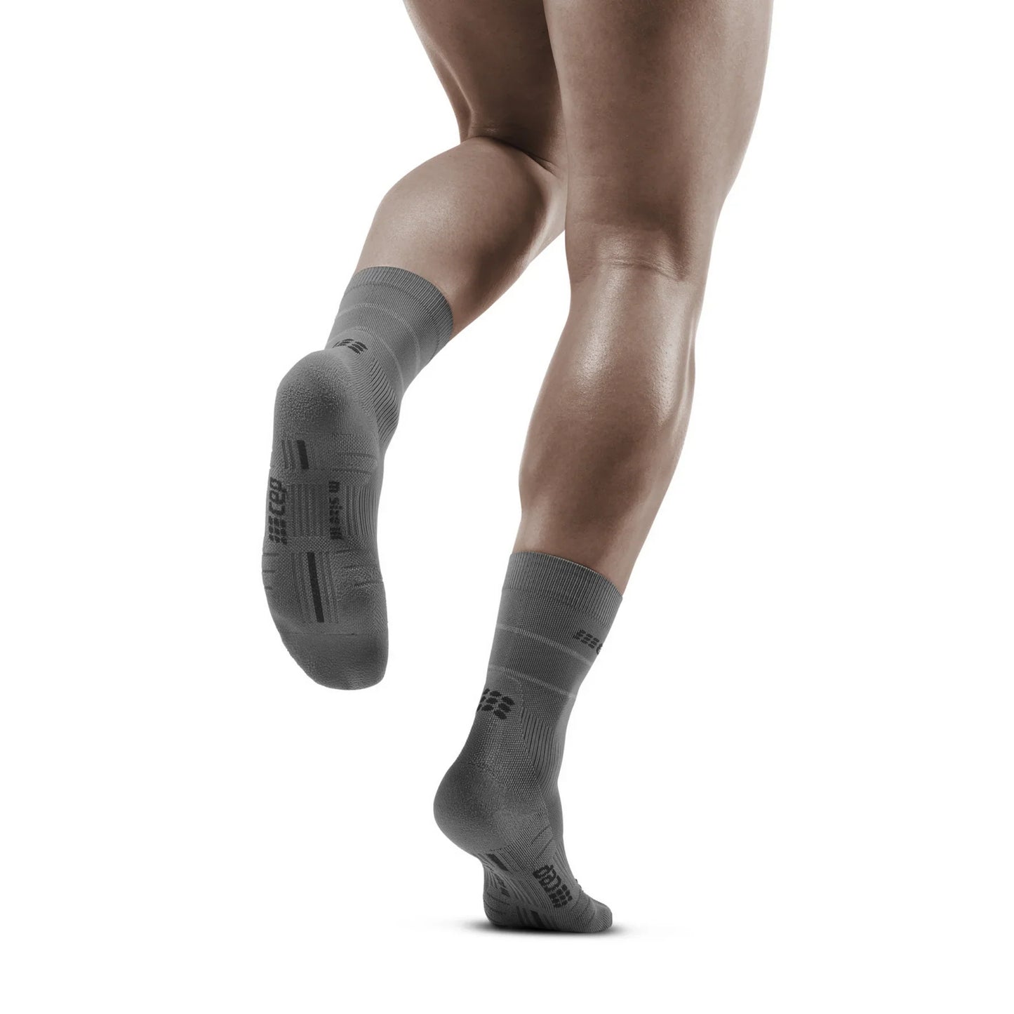 CEP Reflective Mid Cut Sock Men's - Gray