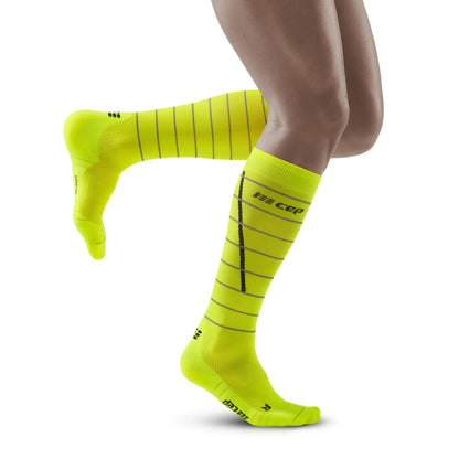 Reflec Sock CEP Reflective Tall Sock Men's - Neon Yellow – TROISPORT SA