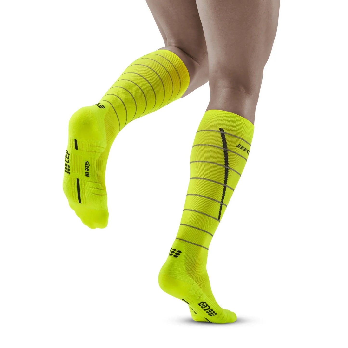 CEP Reflective Tall Sock Men's - Neon Yellow