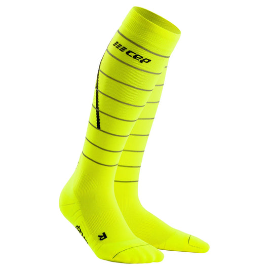 CEP Reflective Tall Sock Men's - Neon Yellow