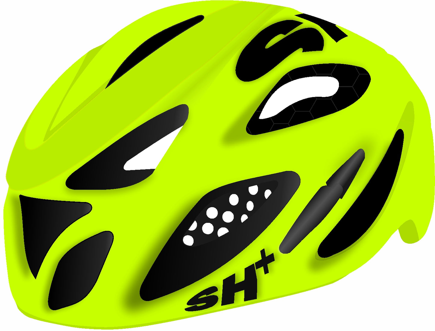 SH+ Shirocco Helmet - Fluo Yellow