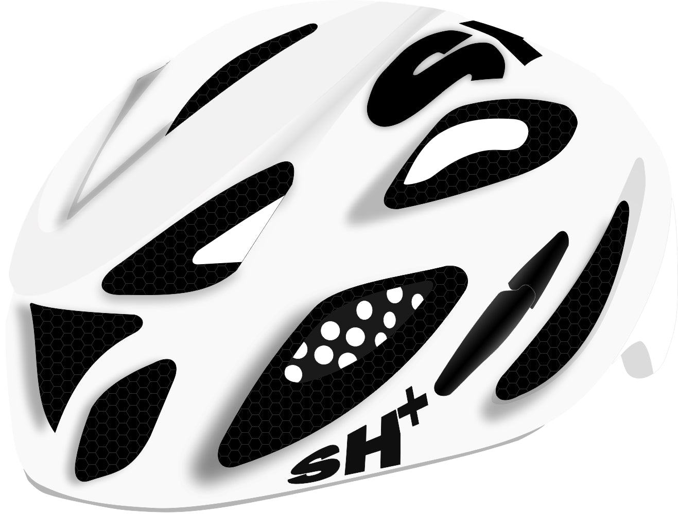 SH+ Shirocco Helmet - White/Black