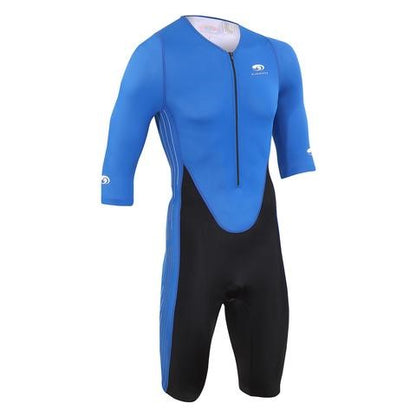 BLUESEVENTY MEN'S TX2000 SHORT SLEEVE TRI SUIT - BLUE